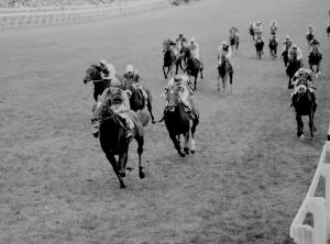 Hot favourite Crepello provided Lester Piggott with the second of his nine Derby wins when scoring in 1957. 