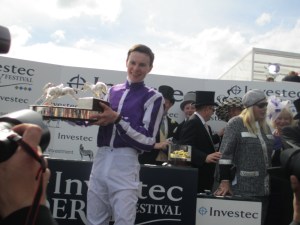 Joseph O'Brien rode Australia to victory in the English and Irish Derby.
