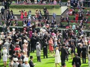 The Parade Ring at Royal Ascot 2014.