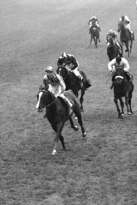 Lester Piggott secured the first of his nine Epsom Derby wins 60 years ago, when Never Say Die beat Adrian Night and Darius. Pic: courtesy of Great British Racing.
