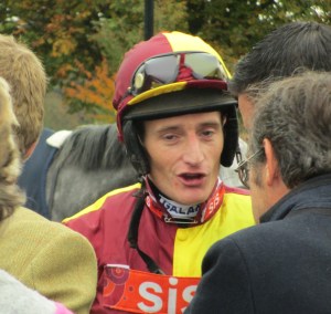 Daryl Jacob rides Cue Card in the £200,000 Betfair Chase.