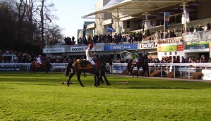The national hunt season is in full swing at Sandown Park.
