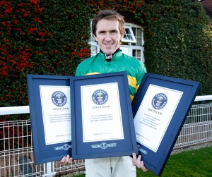 Champion jockey AP McCoy has broken records throughout his sublime career.