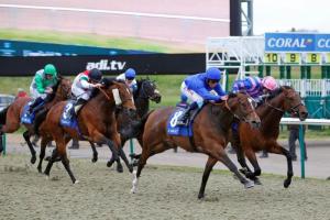 Tryster completes a hat-trick for Godolphin. Pic: Courtesy of Arena Racing Company.
