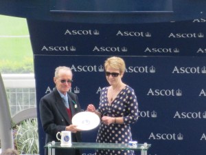 Pat Eddery at Ascot 2015.