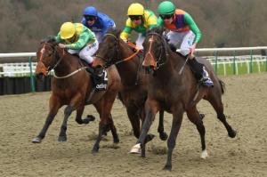 Lancelot Du Lac (second right) in action in the Betway Hever Sprint