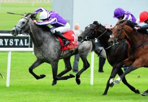 Capri ridden by Seamie Heffernan (left) before winning the Dubai Duty Free Irish Derby at the Curragh_credit PA Images