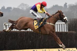 Native River on his way to winning the Betfair Denman Chase